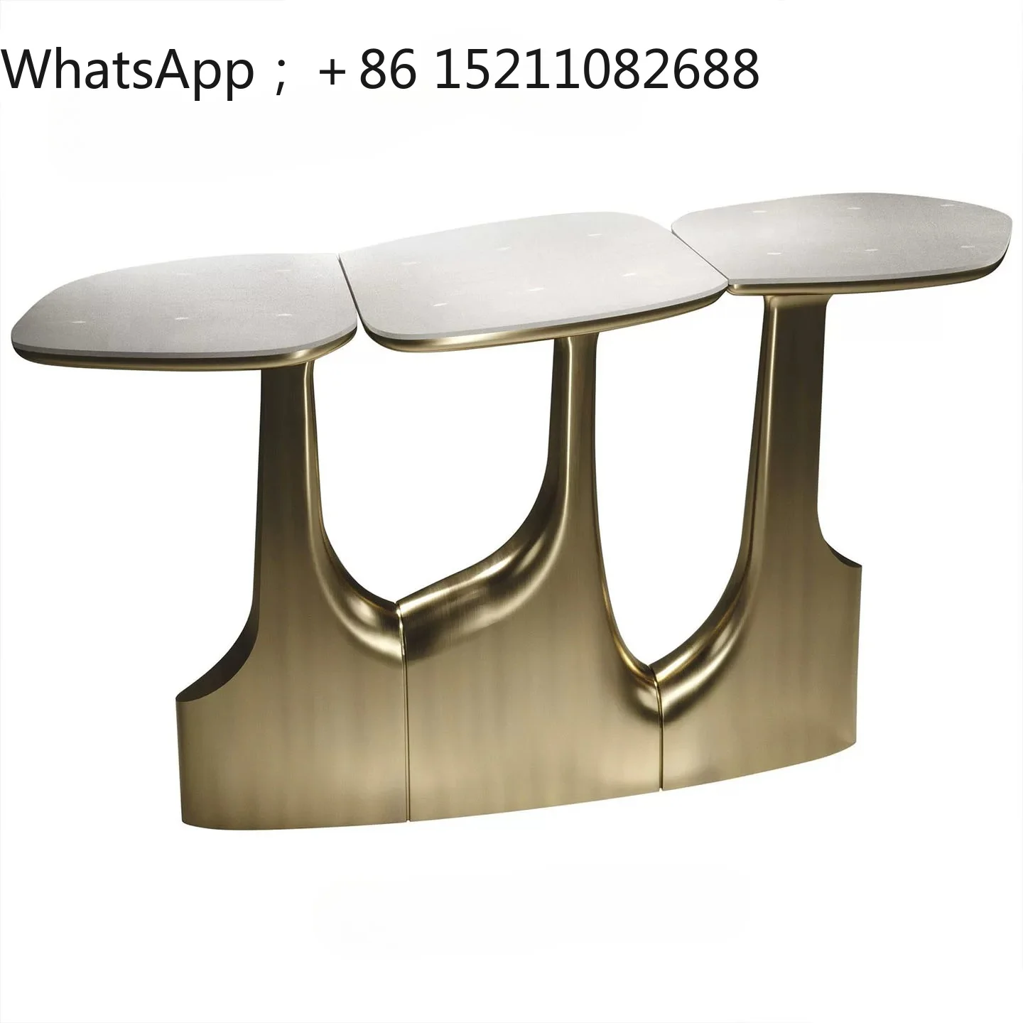 LLY light luxury high-end villa entrance door FRP creative entrance table table rack