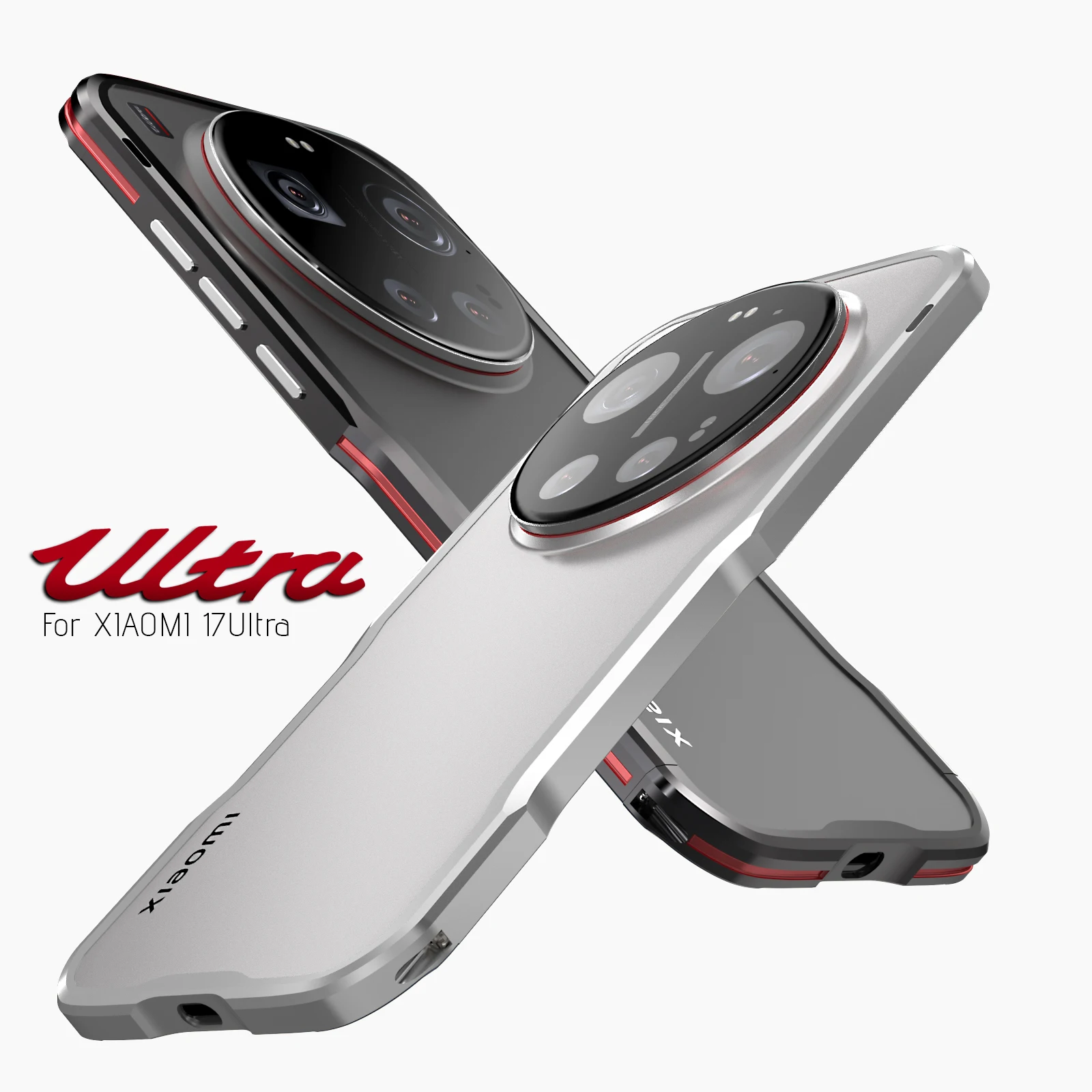 Luxuriöses Original Metall-Bumper-Case für Xiaomi 17 Ultra, Legierungsrahmen für Xiaomi 15 Ultra 15 Pro, Leichtgewichtige Aluminium-Stoßfeste Hülle