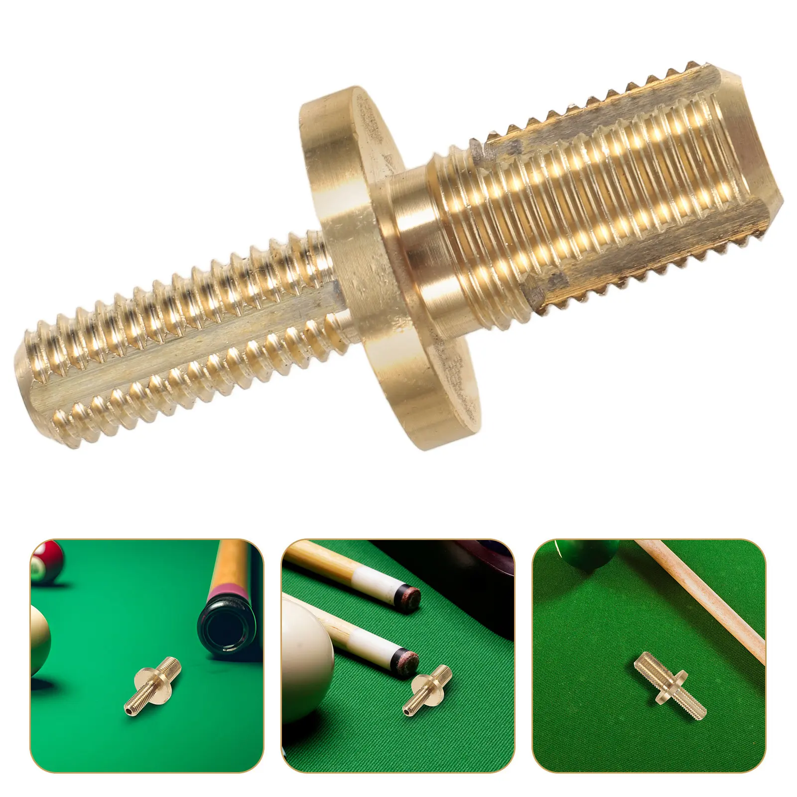 

Copper Pool Cue Extension Rod Adjustable Weight Accessories for Billiard Cue Performance Enhancement Repair and Length