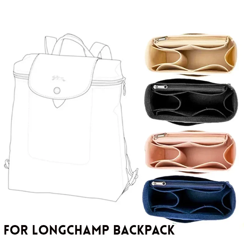 YUDX Organizer tas, untuk Longchamp Le Pliage ransel Liner untuk mengatur dan menyimpan dukungan tas dalam