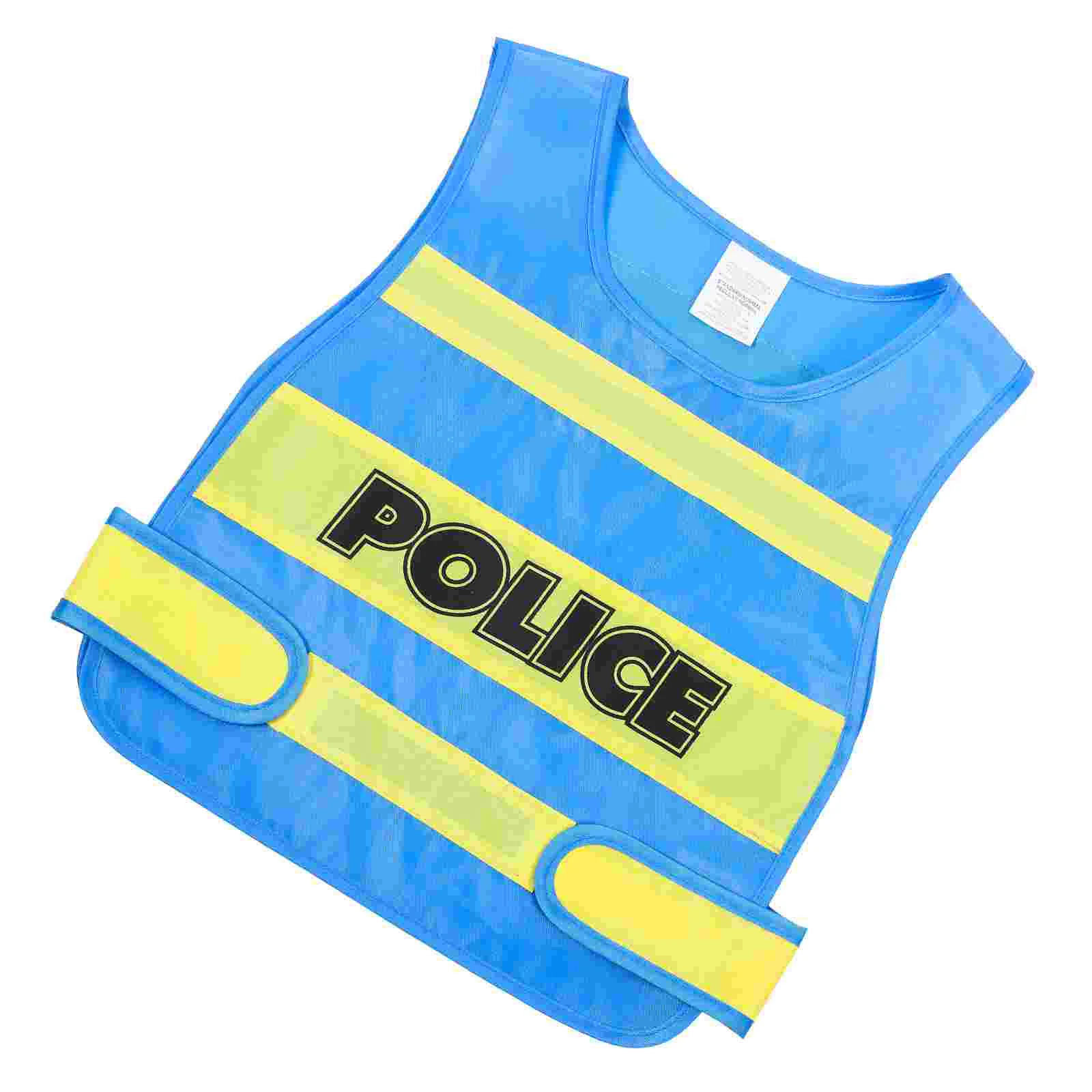 

Police Costume Boys Outfit Toddler Cosplay Vest for Kids Costumes Children Fabric