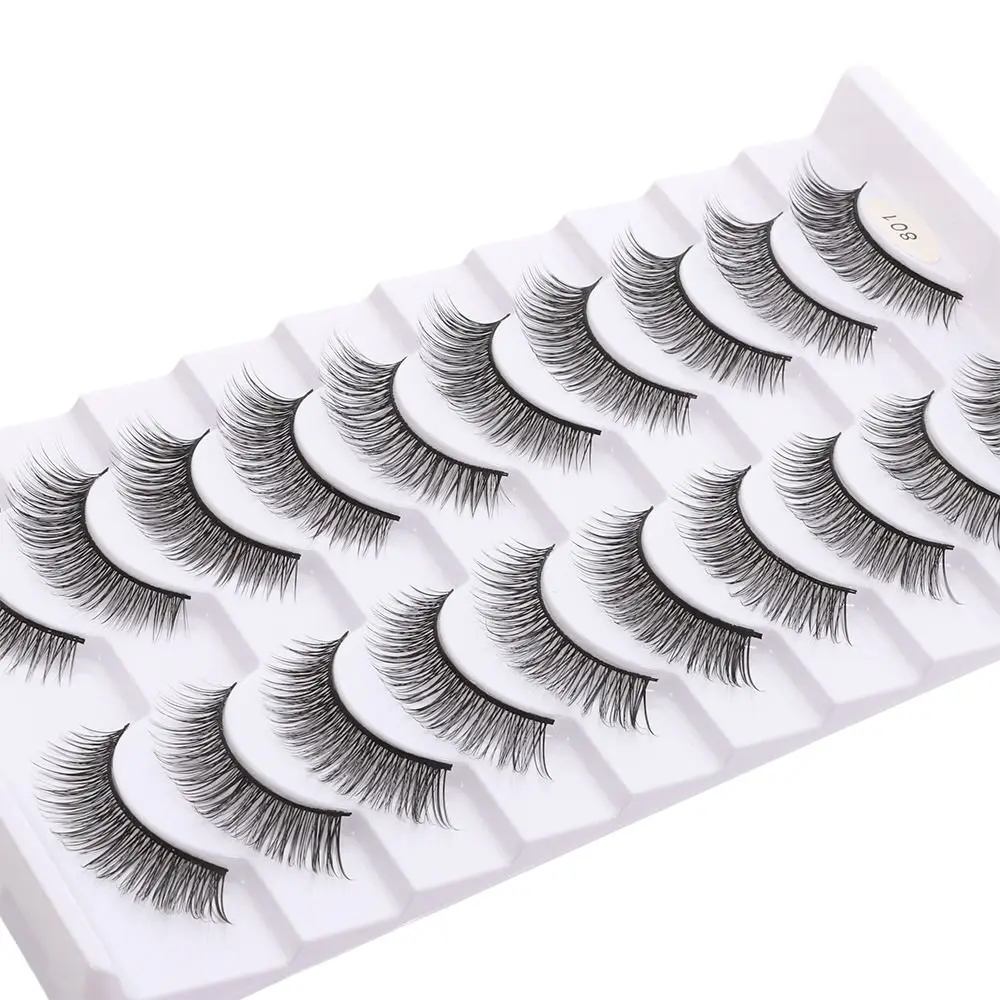 Faux cils complets pour femmes, longs et naturels, faits à la main, sans cruauté, outils de maquillage pour les yeux, extensions de cils