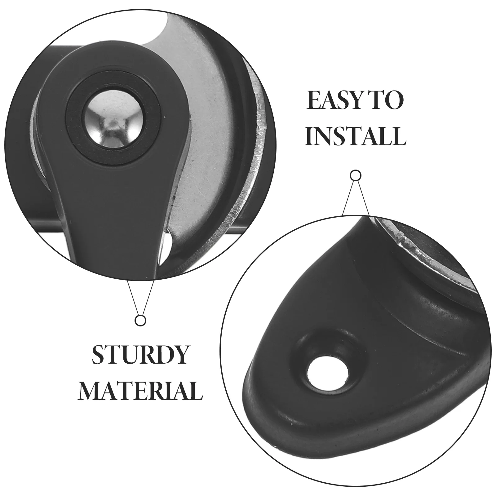 2 Sets Door and Window Locks for Horizontal Sliding Windows Latch Replacement Aluminum Alloy Stoppers Vertical