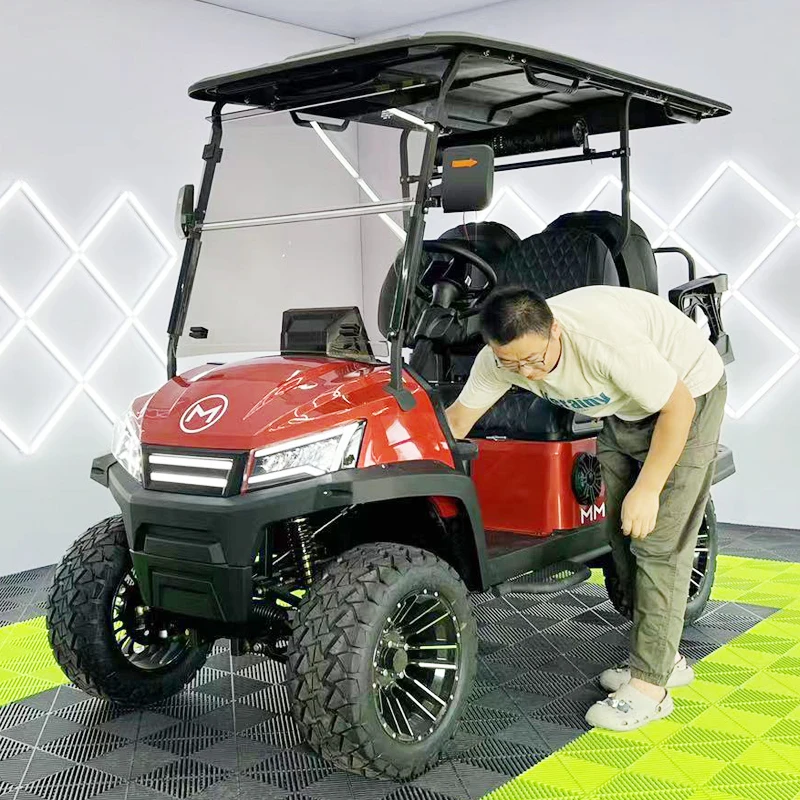 Powerful High Performance Multifunctional MMC Aluminum Alloy Frame EFI Water Cooling 300cc 2 4 6 8 10 Seater Golf Cart