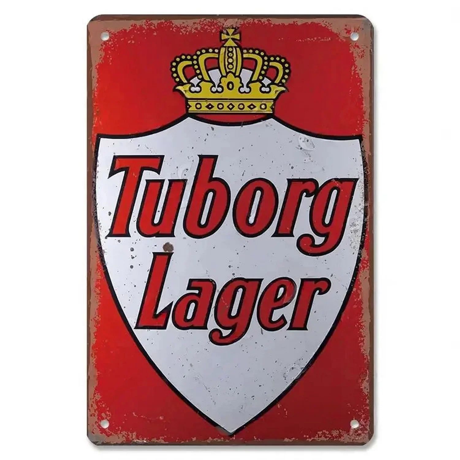 Metal Sign Beer Wall Decor Plaque Retro Art Poster Suitable for Home Cafe Garden Club Bar Office