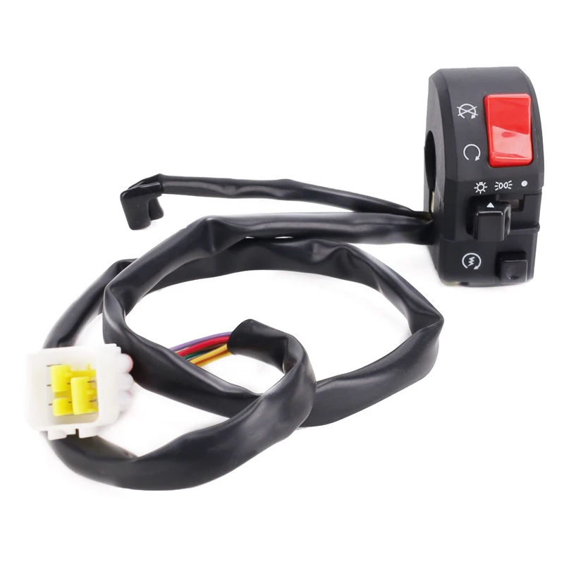 22 مللي متر دراجة نارية مفاتيح دراجة نارية القرن زر بدوره إشارة الكهربائية الضباب ضوء المصباح بدء المقود تحكم التبديل العالمي