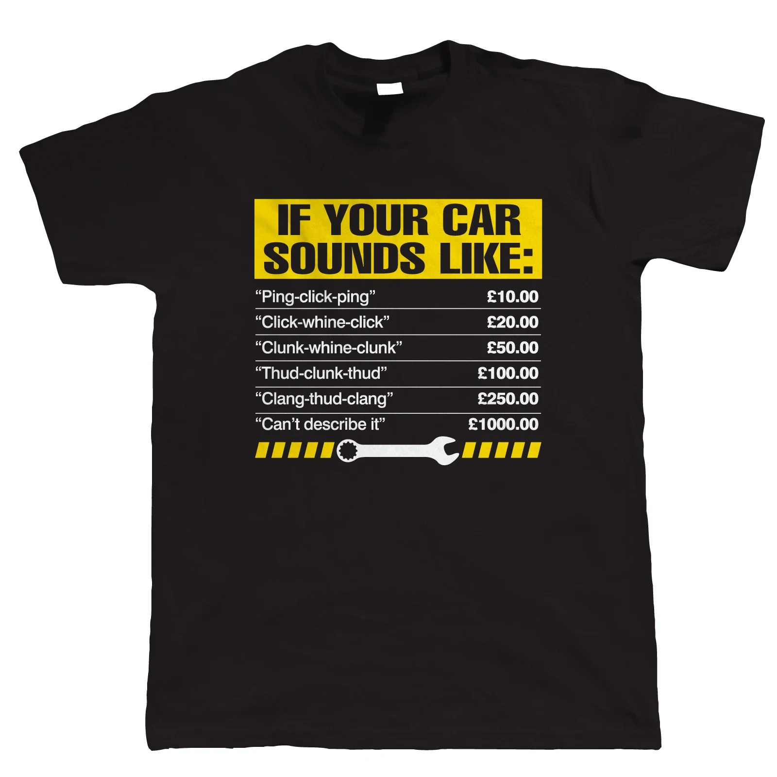 

If Your Car Sounds Like Funny Maintenance technician Gift T-Shirt 100% Cotton O-Neck Short Sleeve Casual Mens T-shirt Size S-3XL