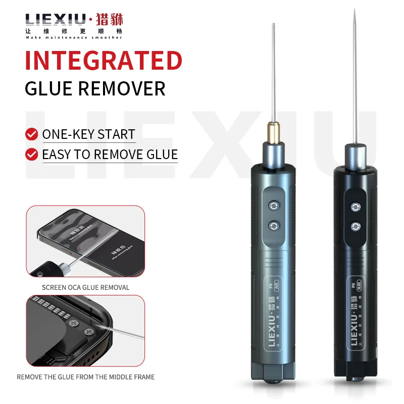 

Liexiu P8MAX/AIR Multifunctional Adhesive Remover One-Key Start Easy Glue Removal Replaceable Needles For Phone Repair