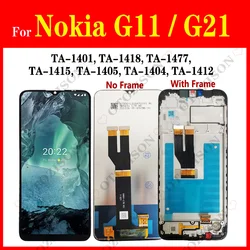 LCD With Frame For Nokia G21 LCD G11 Display Screen TA-1401 TA-1418 TA-1477 TA-1415 TA-1405 Touch Digitizer Assembly Replacement