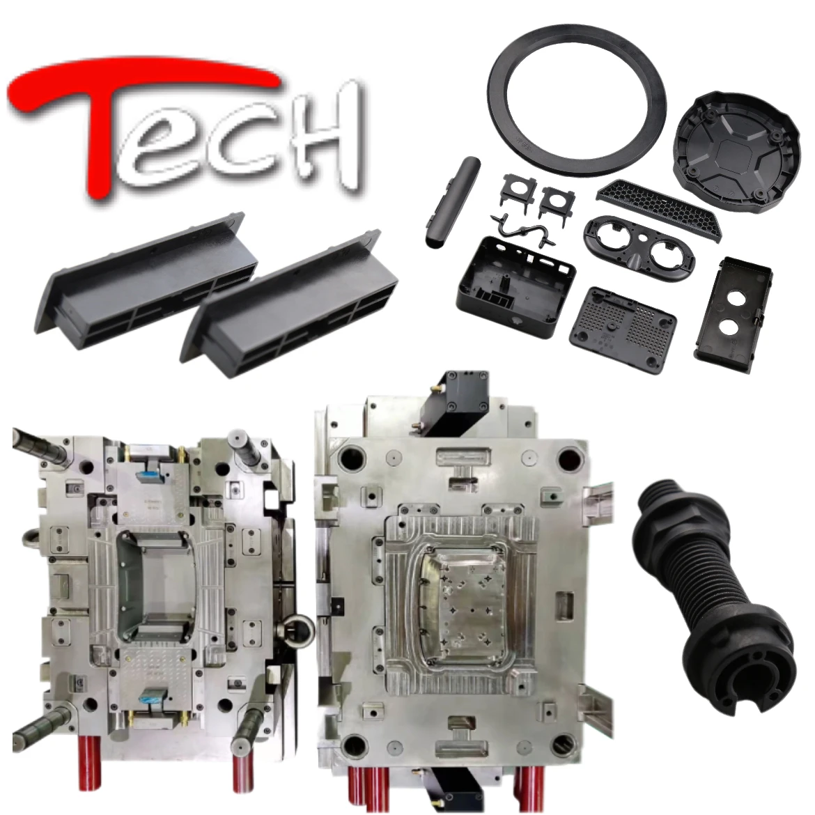 High Precision Custom Plastic Molding Automotive Parts Nylon PA66 ABS PC Mold Manufacturer