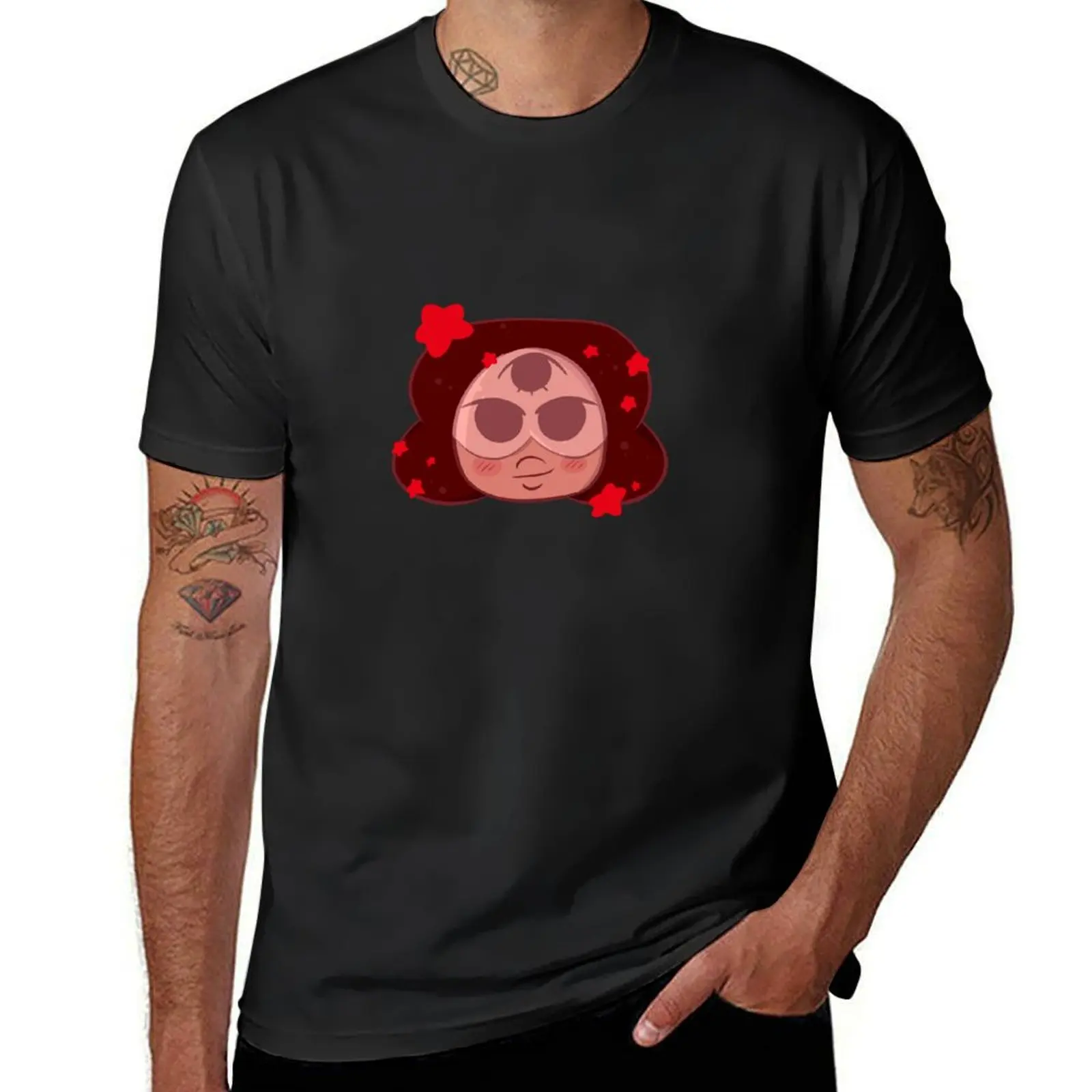 Garnet Steven Universe T-Shirt blanks for a boy Men's cotton t-shirt