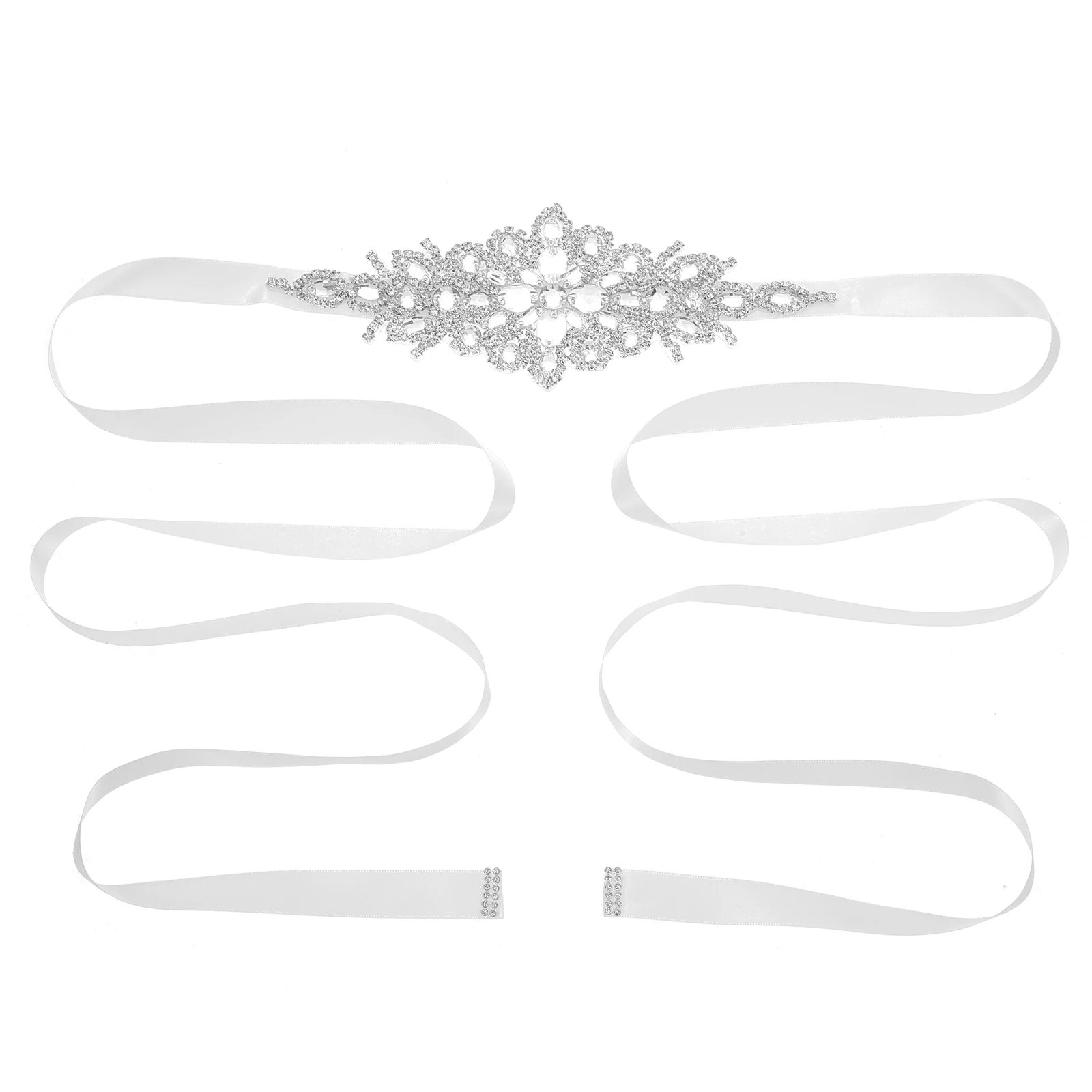 

Crystal Belt Dresses Wedding Bridal Rhinestone Women Waist Bridesmaid Silk Hand Sewn Chain Longtime Rhinestone Fabric Belt Use