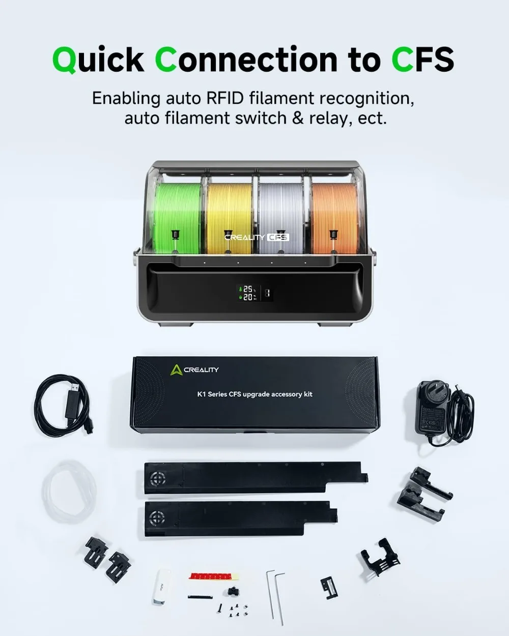 Creality CFS アップグレード キット K1 Max、K1C、K1、K1 SE 3D