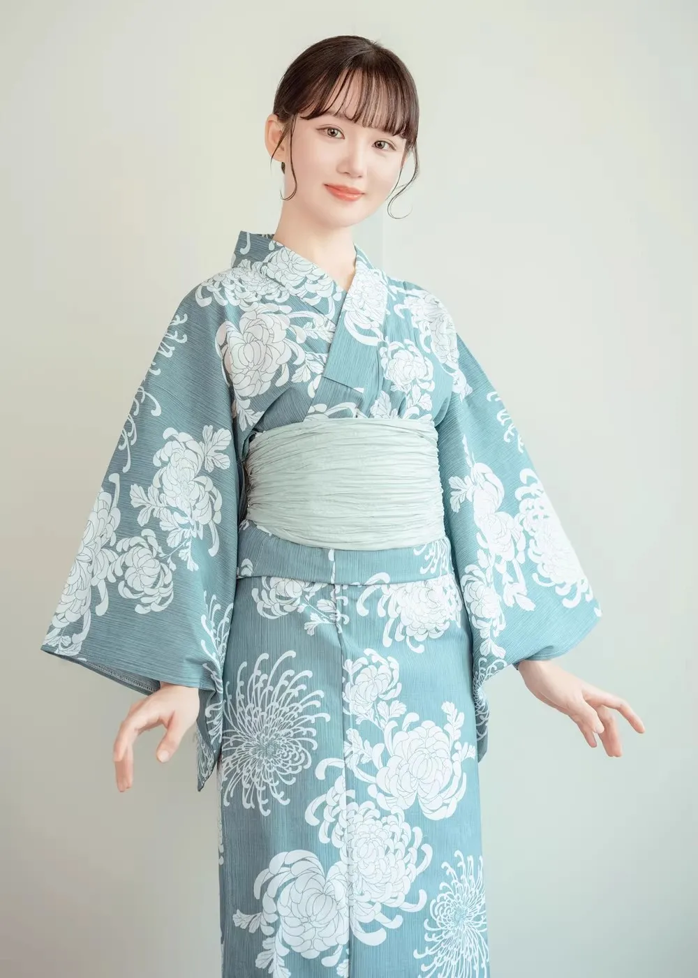 NONE Yukata Women Cotton Free Size 5