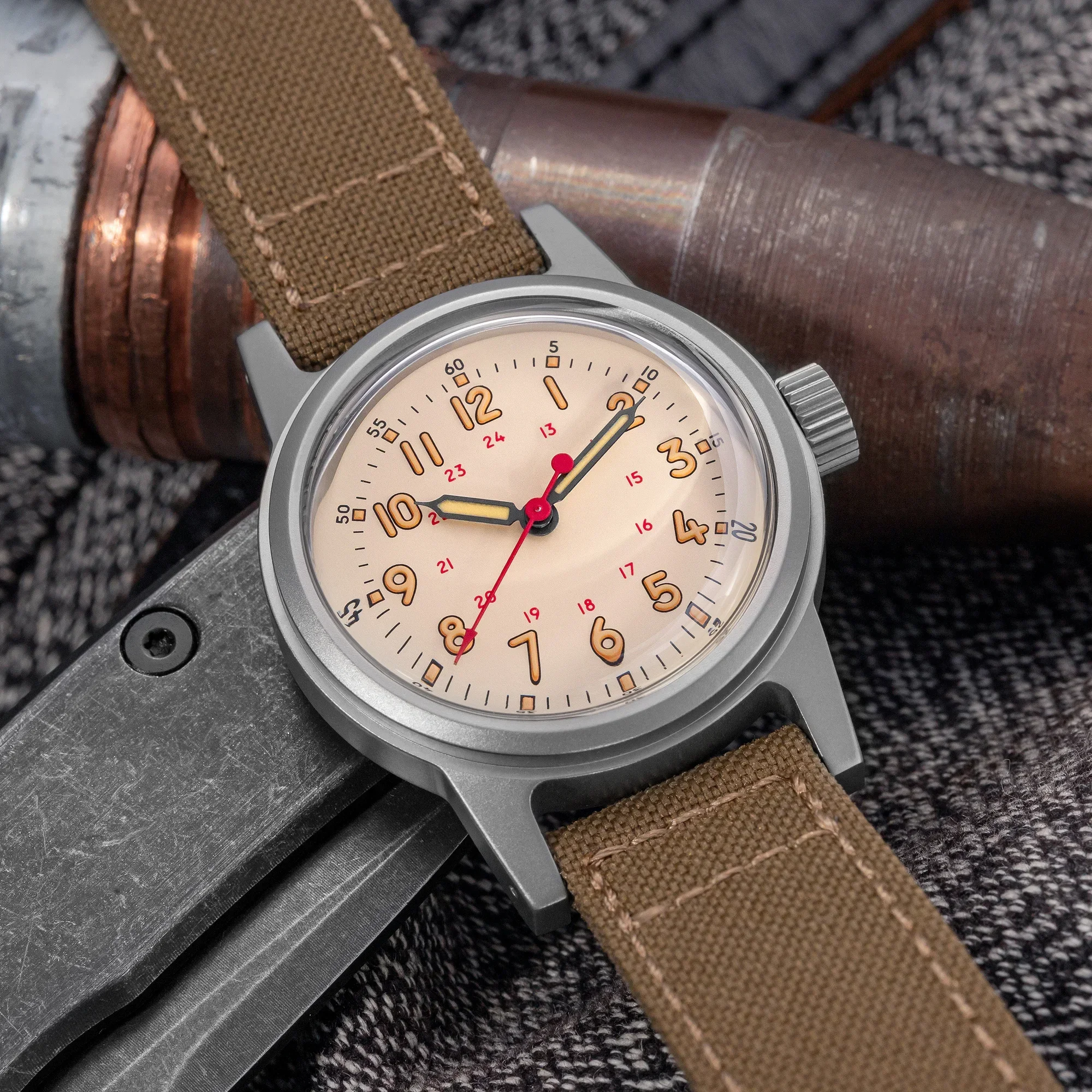 THORN Watch For Men G11 World War II Retro Military Watch 36mm Watch by the NH35A Movement Retro Movement Trend Neutral Men