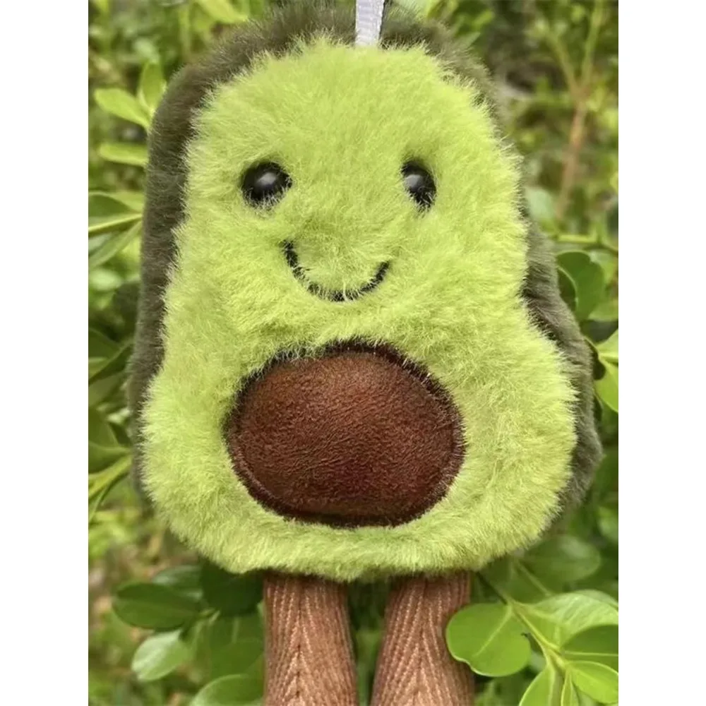 Grappig kattenspeelgoed Schattig avocado huisdier knuffel voor dagelijks gezelschap van kleine middelgrote honden Leuke avocado rugzak hangende ketting
