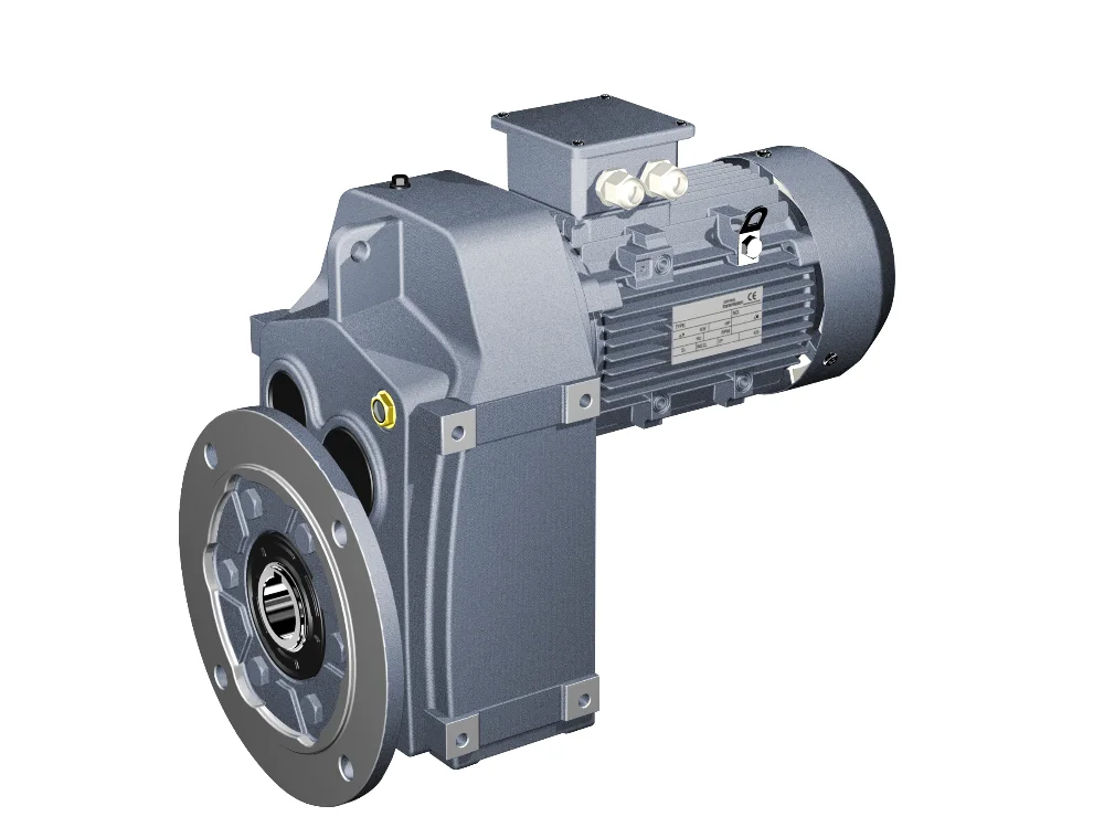 F series F37-157 high torque parallel shaft gearbox reducer with motor