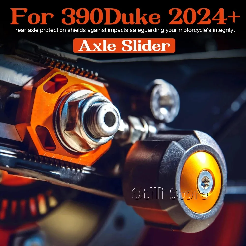 

Motorcycle Axle Slider For 390 Duke 390 DUKE 2024 2025 Rear swingarm slider axle anti collision protective cover Accessories