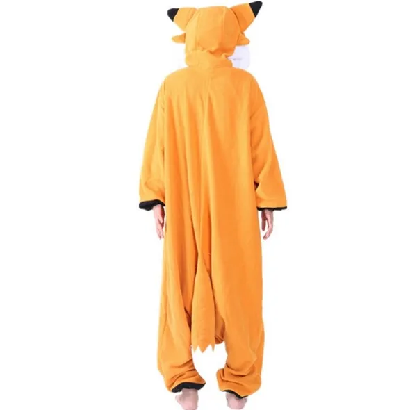 Adults Unisex Animal Fox Onesie Kigurumi Pajamas Cosplay Costume Carnival Festival Halloween Christmas Sleepwear Birthday Gifts