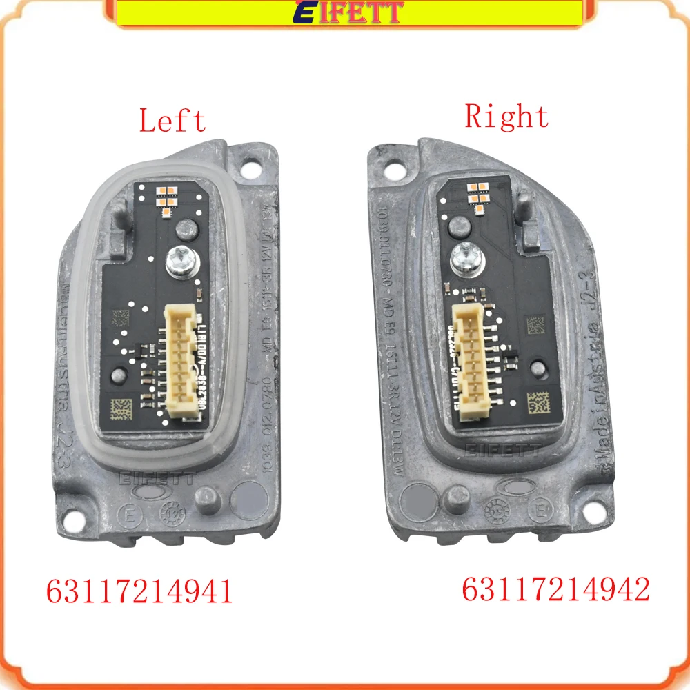 

2 шт. левый и правый 63117214941 63117214942 НОВЫЙ блок управления светодиодными модулями поворотников и фар для BMW 5 серии G30 G31 G38 F90