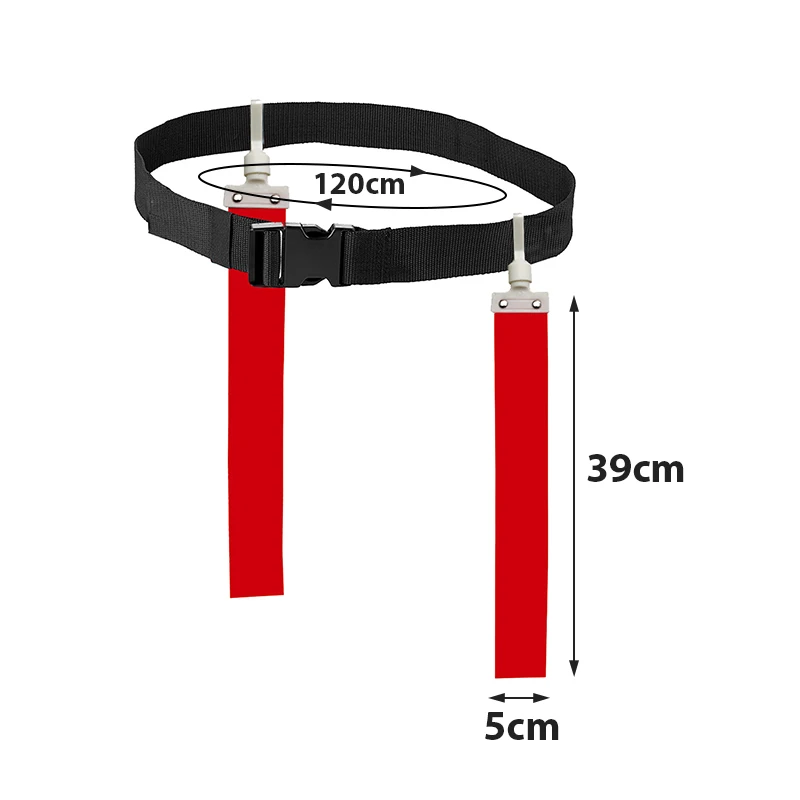 1Pc Verstelbare Voetbal Rugby Vlag Tag Taille Riem Voetbal Taille Vlag Amerikaanse Stijl Voetbalwedstrijd Trainingsriem