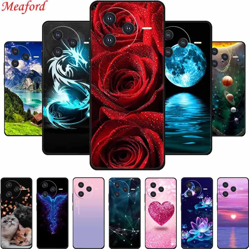 Phone Case For Redmi K80 Pro 5G Back Cover Case K80Pro Black Silicone Soft Coque For Xiaomi Redmi K80 5G Case K 80 6.67