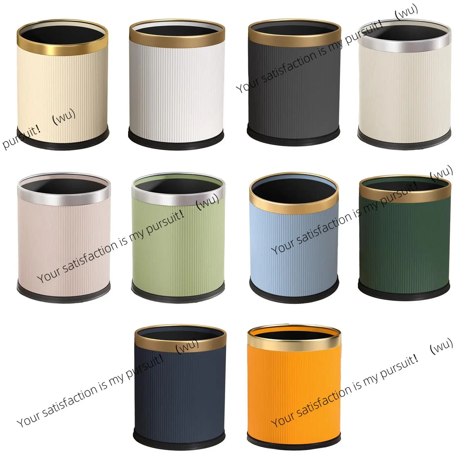 Open Trash Can Portable Rustic Lightweight Large Capacity for Dorm Restaurant Family