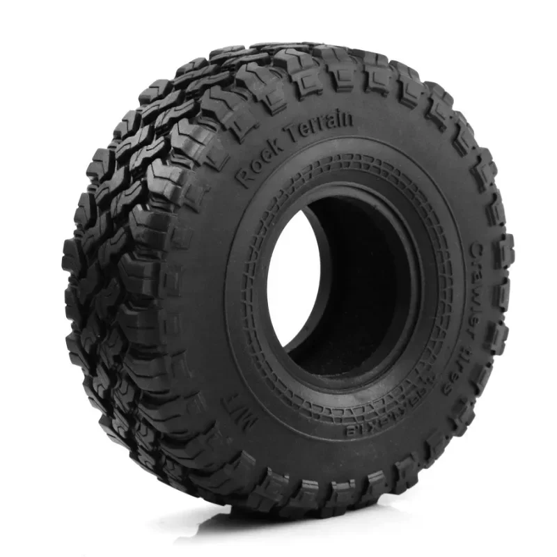 4 Uds 115mm 1,9 "neumático de goma suave rueda para 1/10 coche trepador de control remoto Axial SCX10 90046 Trxs TRX4 TRX6 D90 Redcat