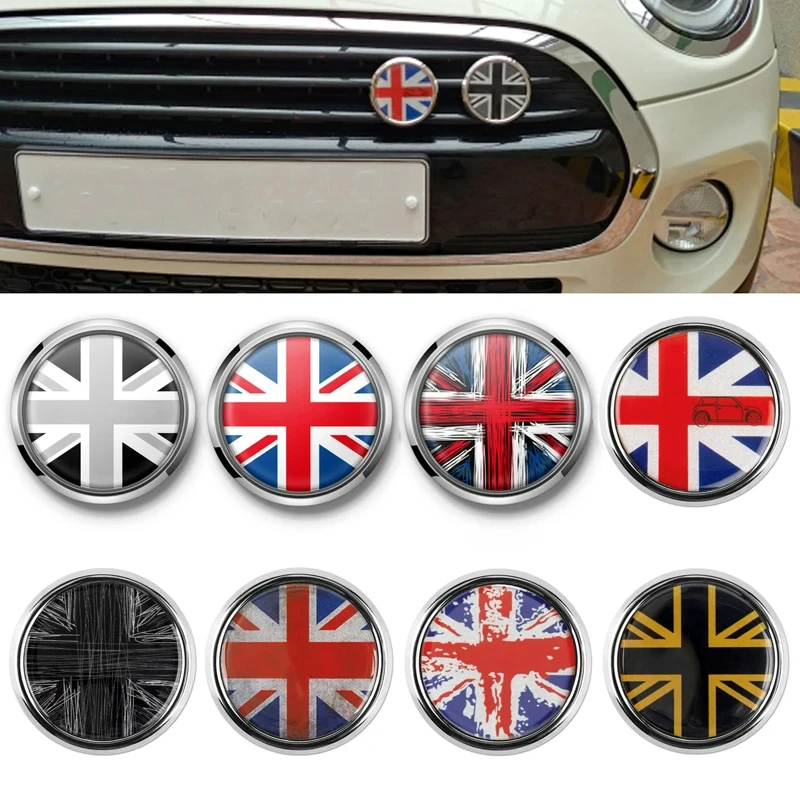 

3D Metal Car Front Grille Emblem Badge Sticker For MINI JOHN Cooper S Works JCW R56 R60 R61 F50 F54 F55 F56 F60 Auto Accessories