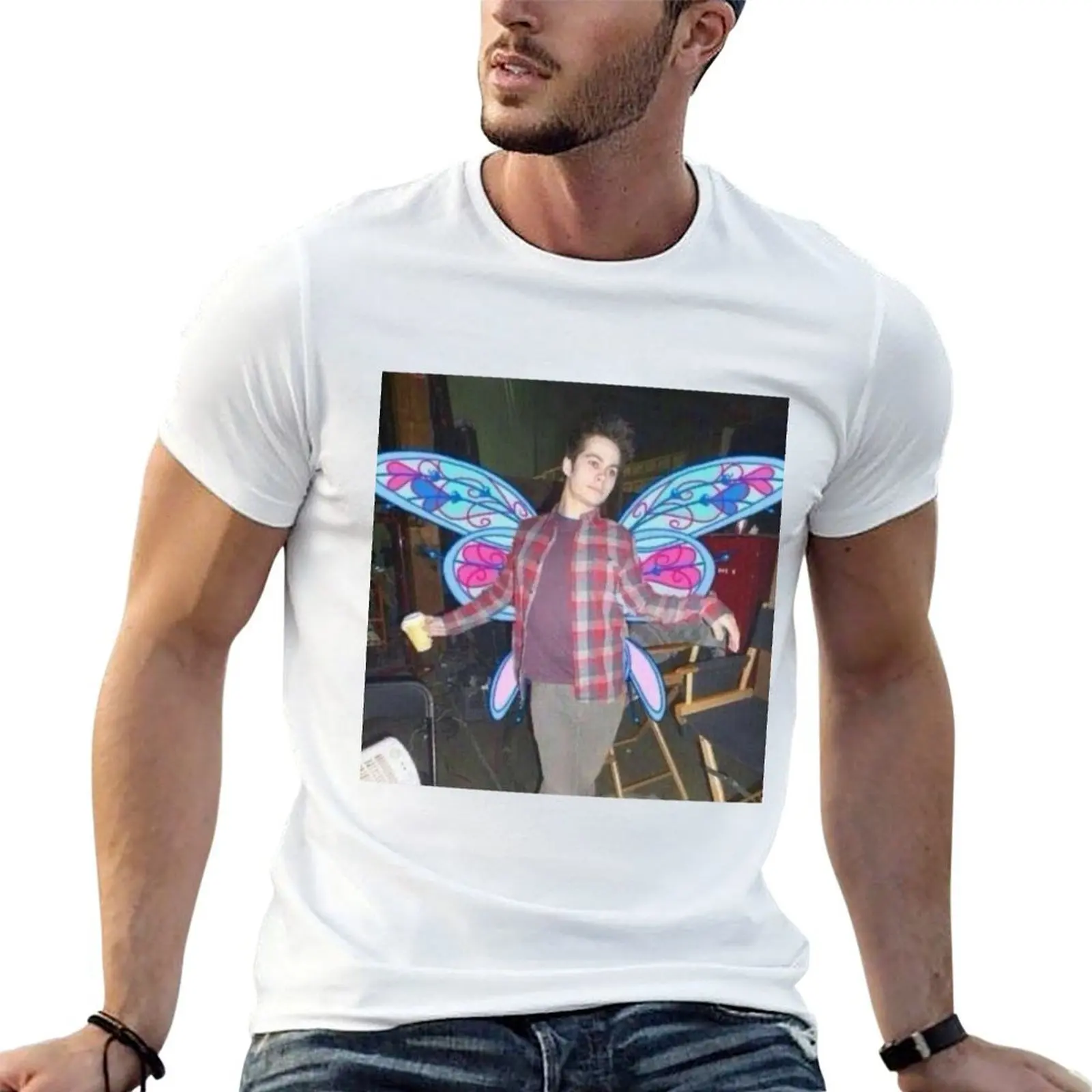 

Dylan O’brien a cute fairy3 T-Shirt man t shirt cotton high quality man t shirt heavy cotton t shirts for man cotton T-shirt