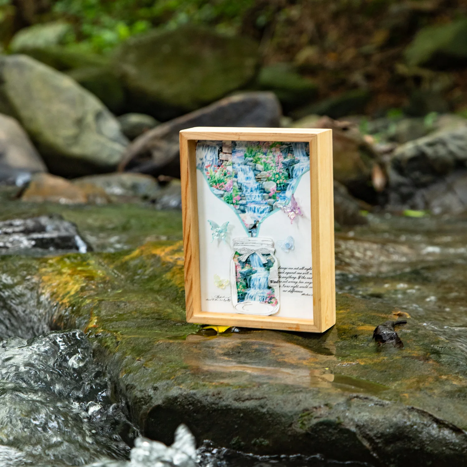 

1pcs/1lot Decorative Adhesive tapes the stream chimes softly Scrapbooking DIY Paper Scrapbooking Stickers