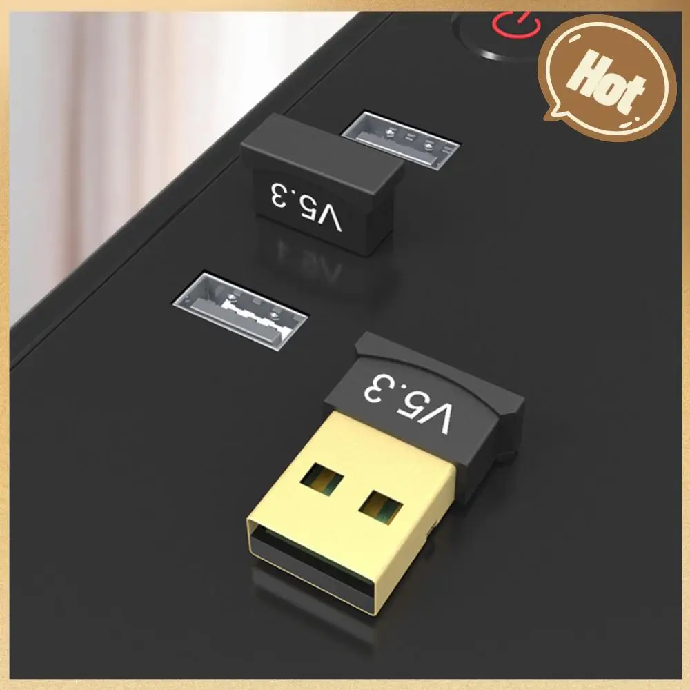 USB 블루투스 호환 5.3 5.1 어댑터, 컴퓨터 PC 노트북 이어폰용 음악 리시버 어댑터, 윈도우 11, 10/8 지지대