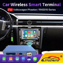 Wireless CarPlay For Volkswagen RNS510 Series/ Phaeton Smart Android Auto Mirror Link AirPlay Support Front and Rear Cameras