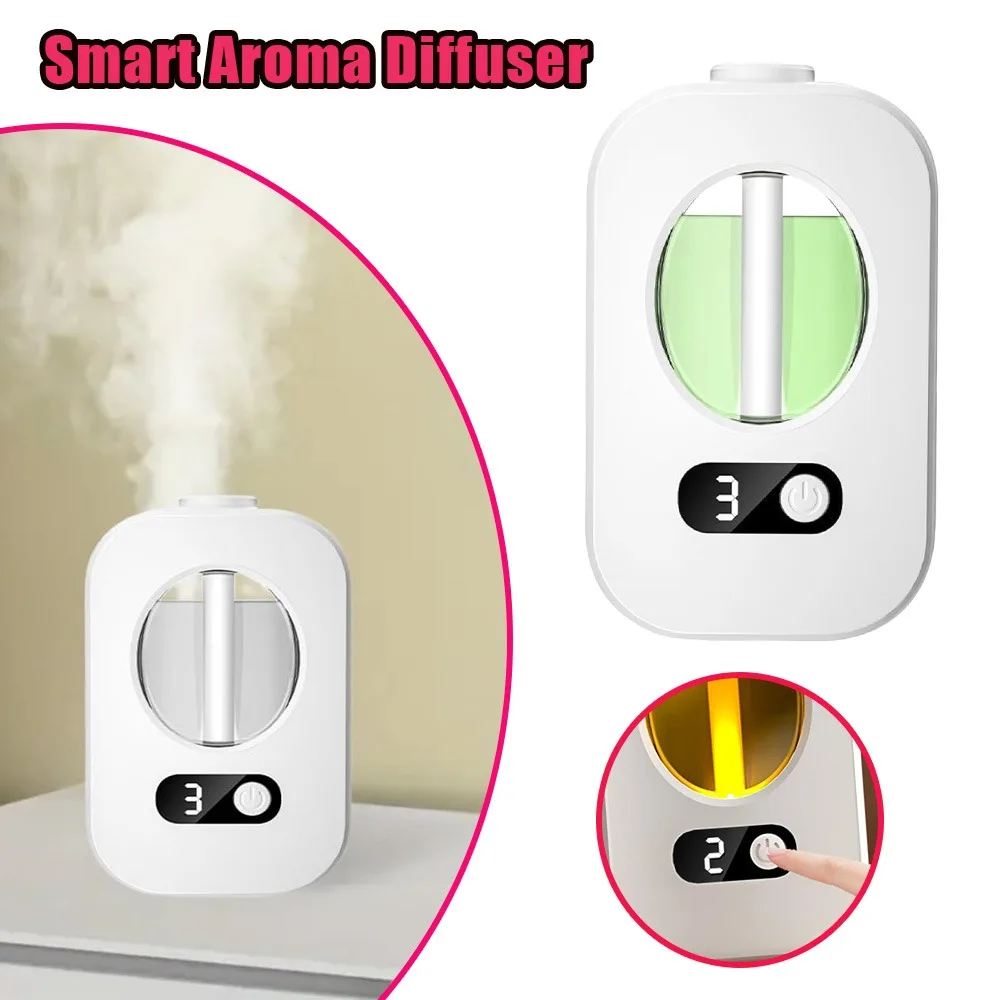 Rechargeable Smart Aroma Diffuser with Automatic Sprayer Humidifier Air Freshener for Home and Toilet Deodorizer Fragrance Oil