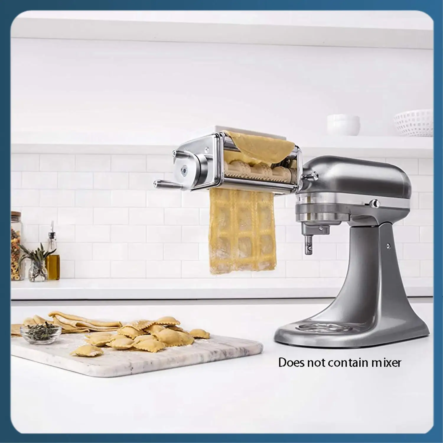 

AB02 Сменные аксессуары для блендера на подставке для Kitchenaid KRAV, насадка для ролика для пасты, машина Wonton, детали для изготовления лапши