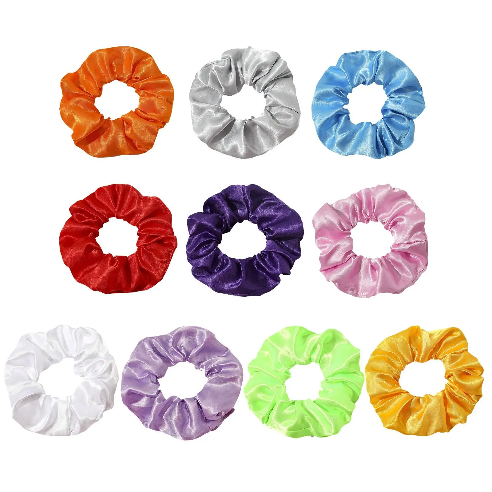 Fashionable Girls LED Luminous Hair Band Elastic Light Up Hair Scrunchies Headware Colorful Hair Band For Christmas Night Party