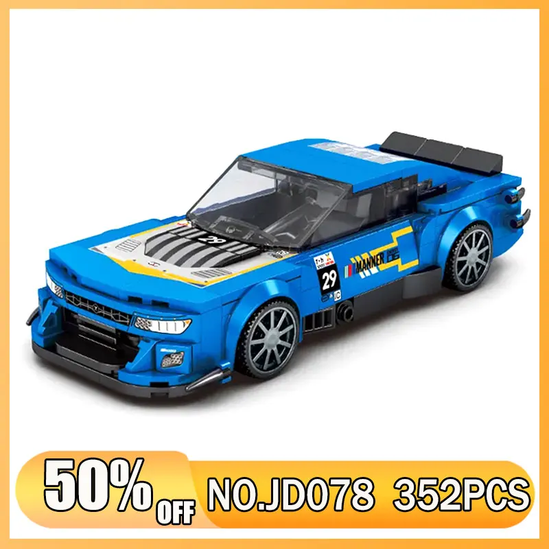 

High-Tech Speed Champions Sport Car Hypercar Building Blocks MOC JD078 Classic City Vehicle Garage Carro Brick Toys Kid Boy Gift