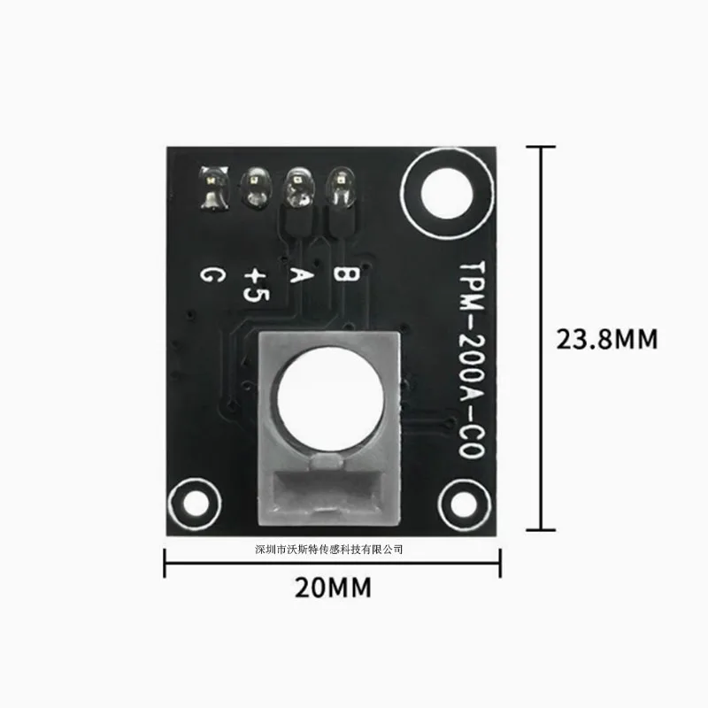 Modul sensor karbon monoksida elektrokimia TPM-200A modul sensor kualitas udara gas CO