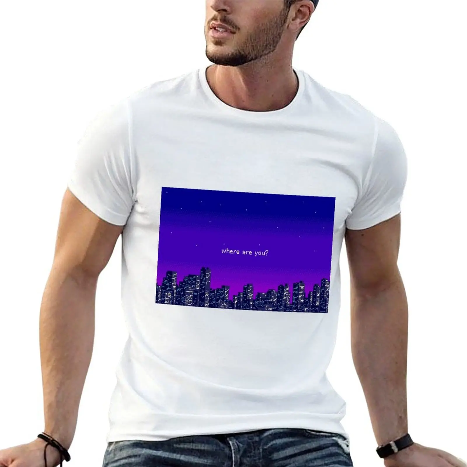 

Vaporwave - Aesthetic (Where are you) T-Shirt t shirts cotton 100% anime t shirts oversize funny t shirts man T-shirt