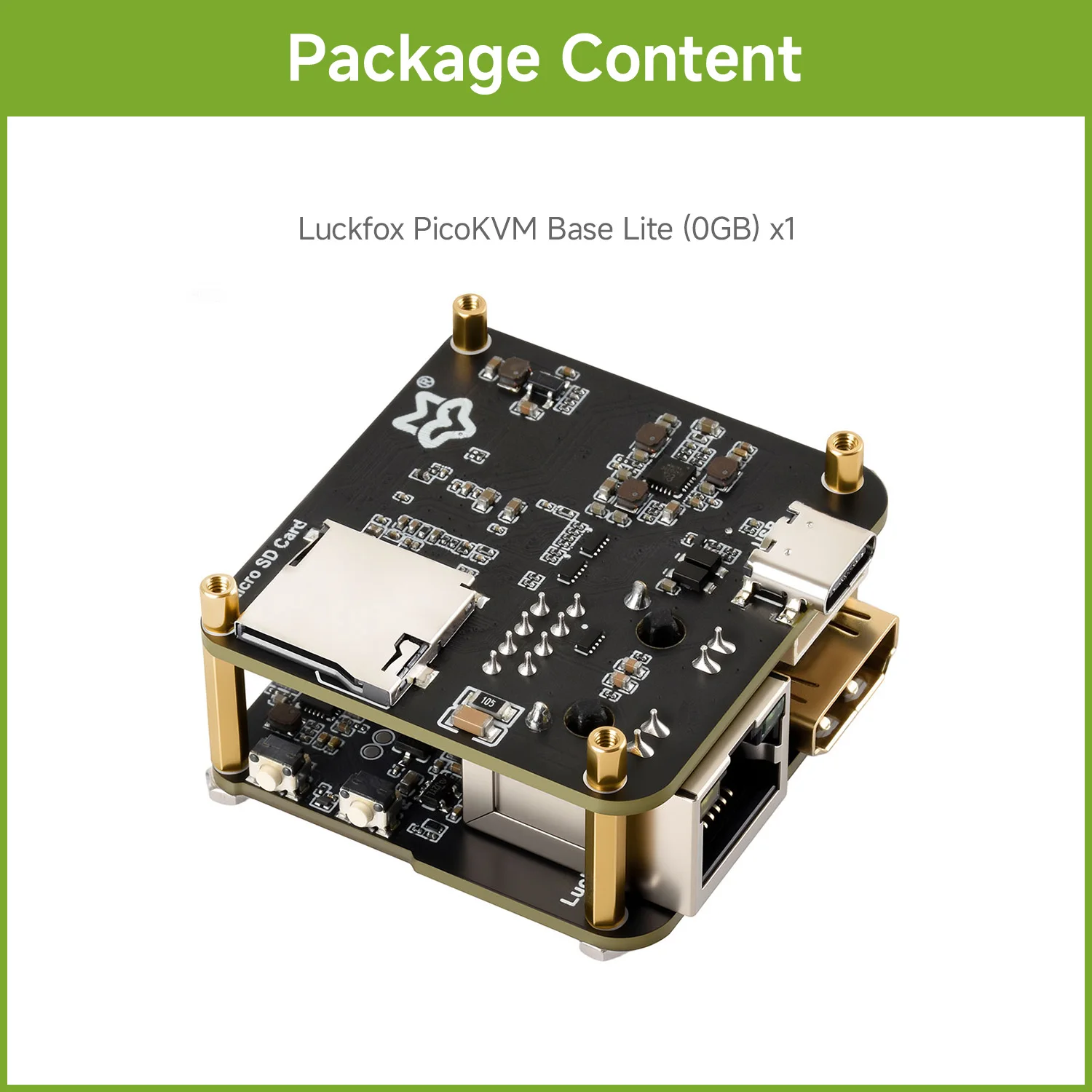 Waveshare Luckfox PicoKVM Lightweight IP KVM Remote Management Tool, Supports 1920 × 1080@60fps HDMI Video Input And HID Signal image 3