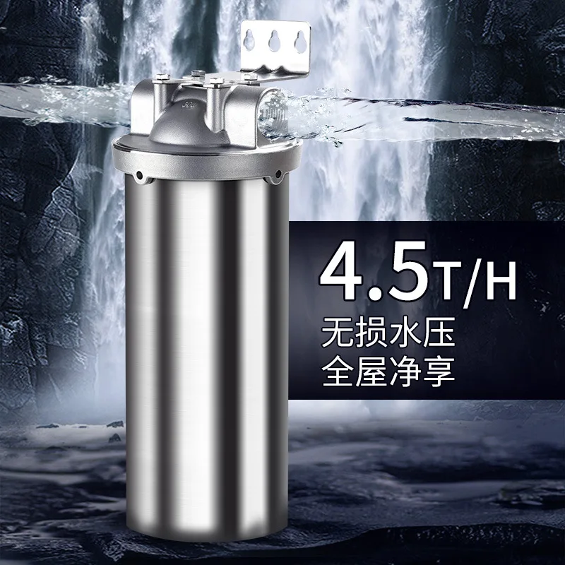 Aço inoxidável 304, pré-filtro de gordura grande, água da torneira doméstica e comercial 10 polegadas 20 polegadas