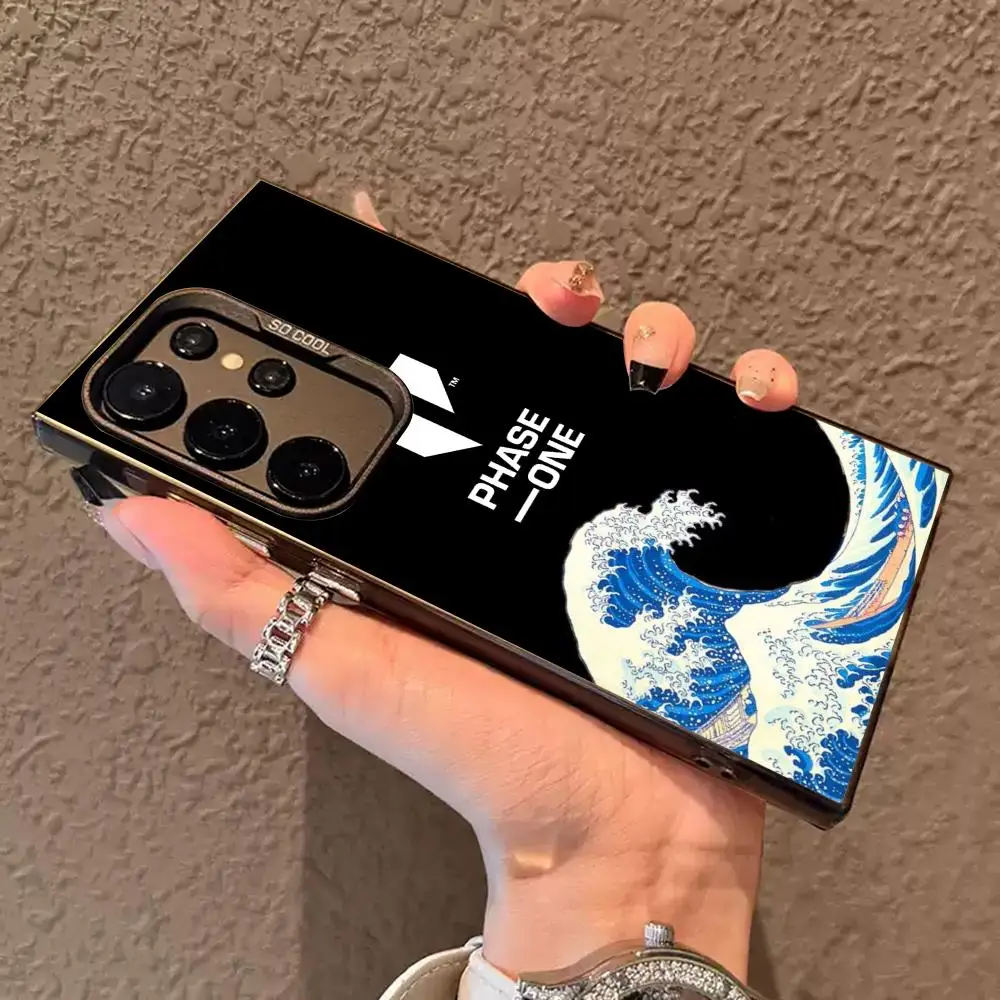 phase one Phone Case IMD Colorful Silver Suitable case For SamsungS25 S24 S23 S22 S21 S26 Plus Ultra Fold A