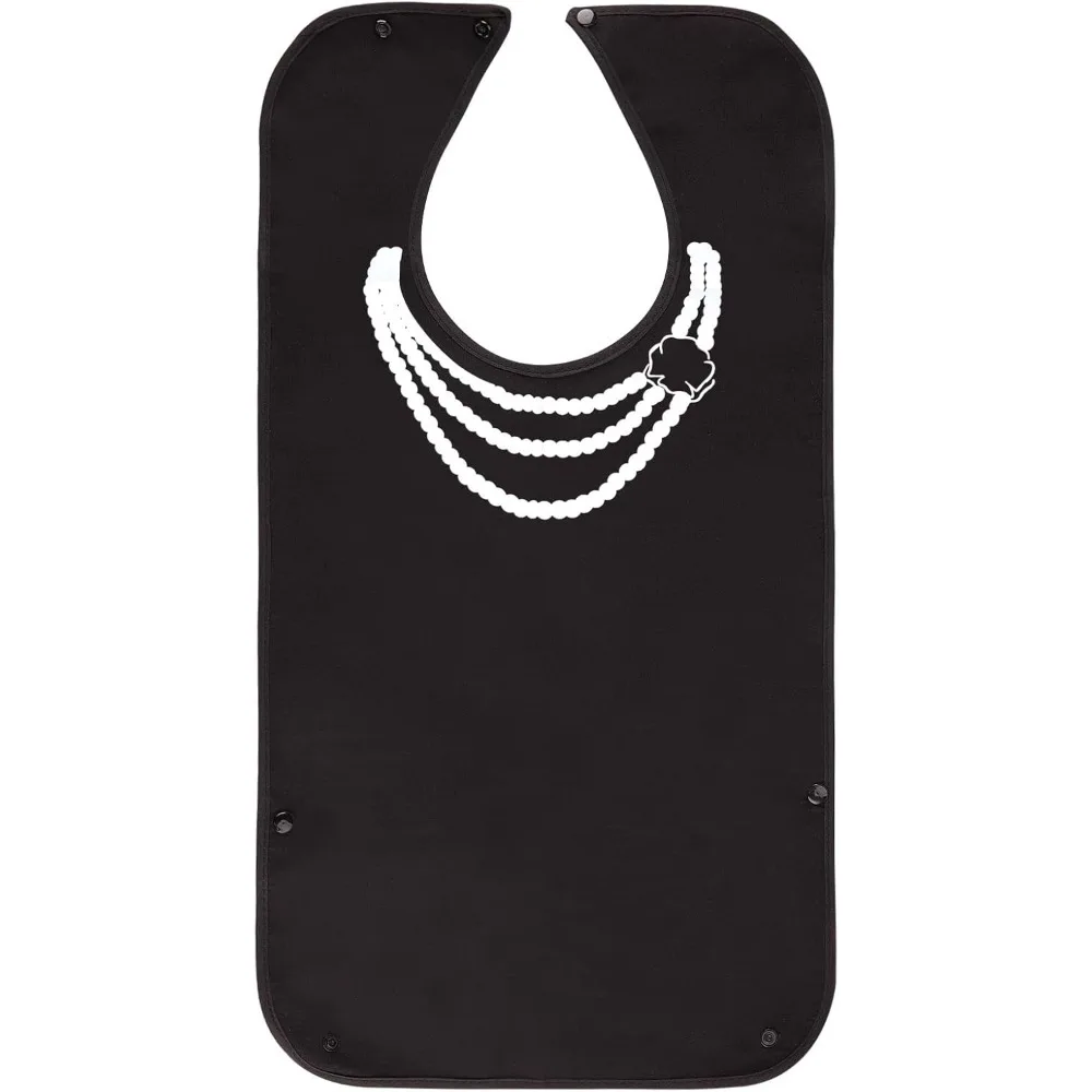 Classic Check Adult Bibs for Elderly Waterproof Washable Bib