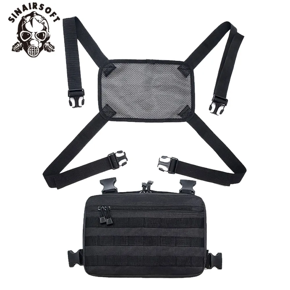 

Outdoor Multi-Functional Tactical Chest Bag Shoulder Vest Backpack Waterproof Storage Kit For Hunting EDC Portable Fanny Pack