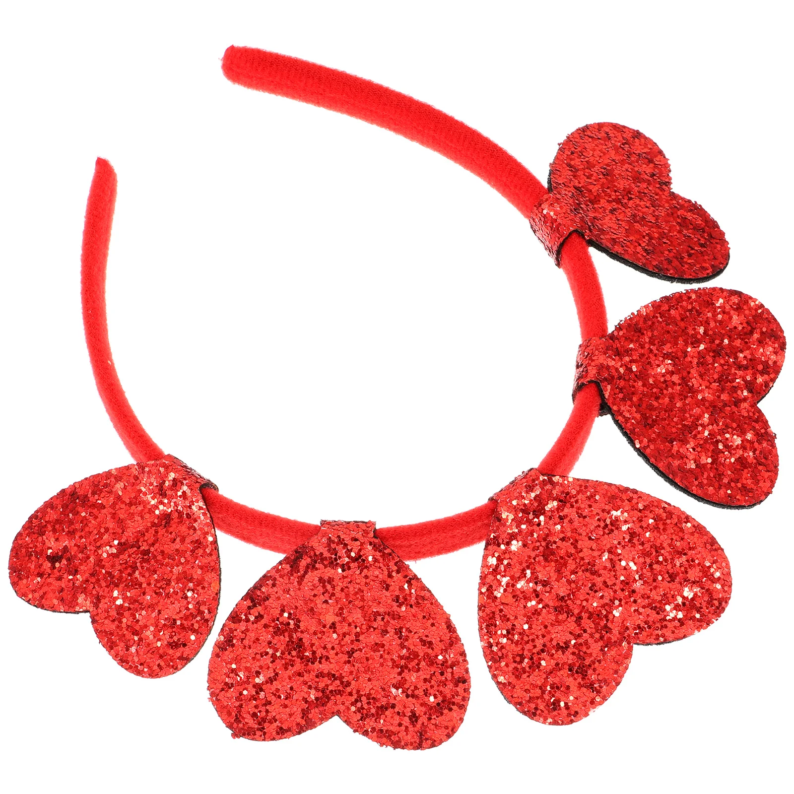 Love Headband Stems Holiday Hair Accessories Party Headbands Hairband Adorable Red Heart Decor