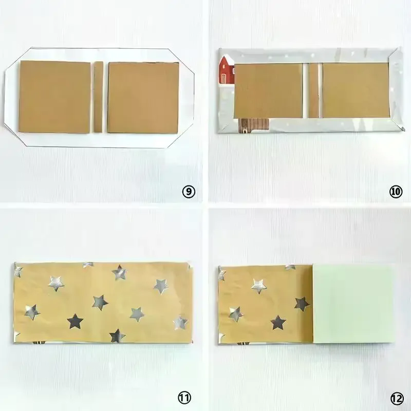 6Pcs Bookbinding For Starter Scrapbooking Tool Kit Easy To Use Great Stencils Cutter Guide Can Be Turned Into A Notebook