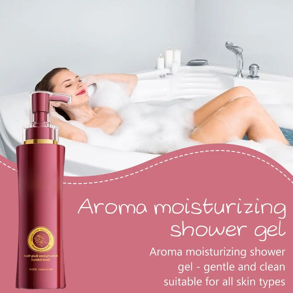 

500 мл ароматический увлажняющий гель для душа — нежный и очищающий для мужчин и женщин, аромат 48 часов, подходит для всех типов кожи