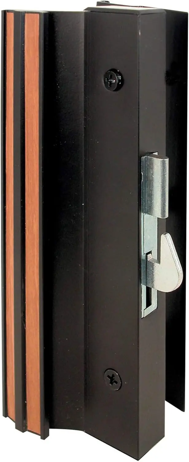 

Sliding Glass Door Handle Set, 4-15/16 In., Extruded Aluminum, Black - Single Pack