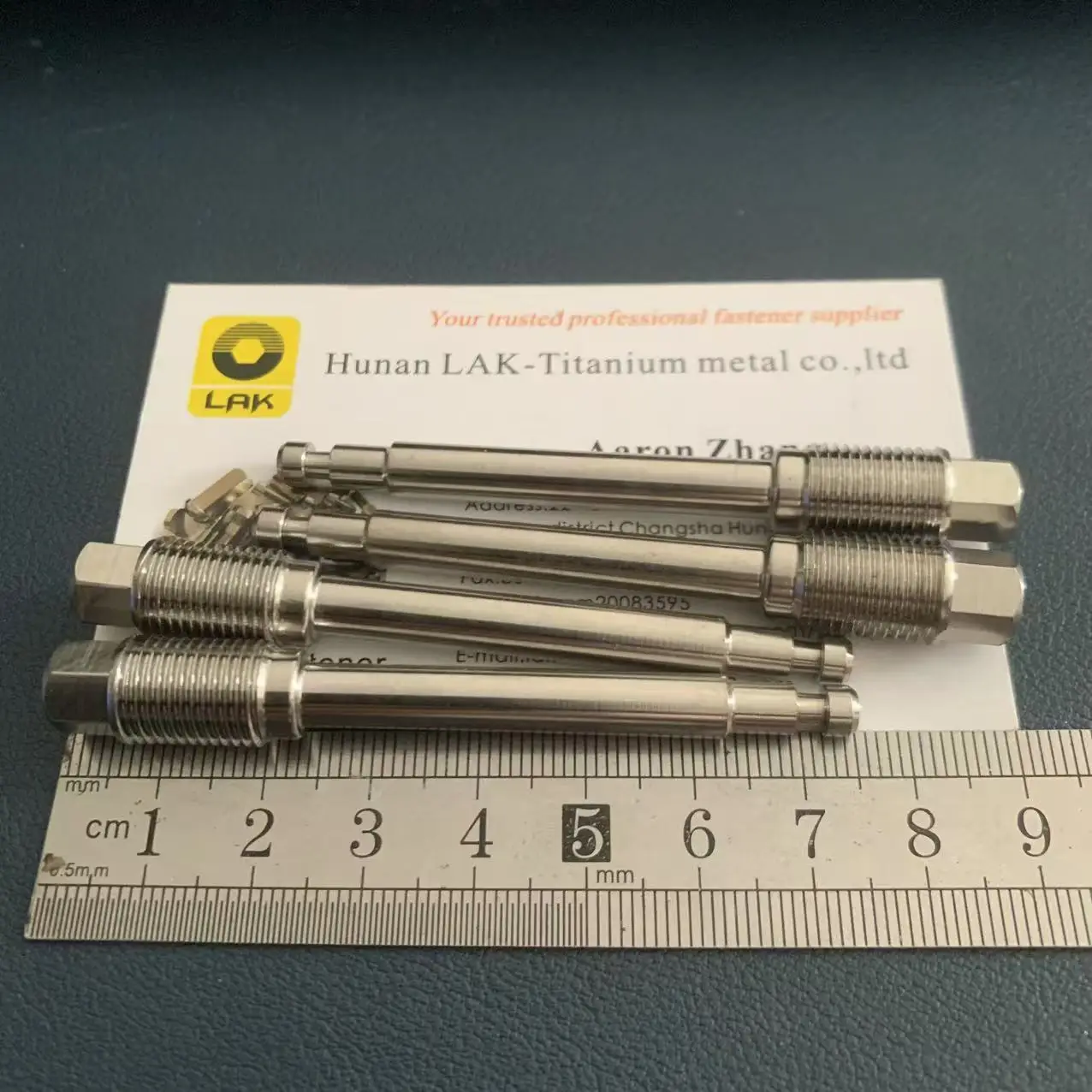 M10x1.0x61 68 74 Gr5 رأس سداسي عمود/دبوس من التيتانيوم لفرامل المحرك #6