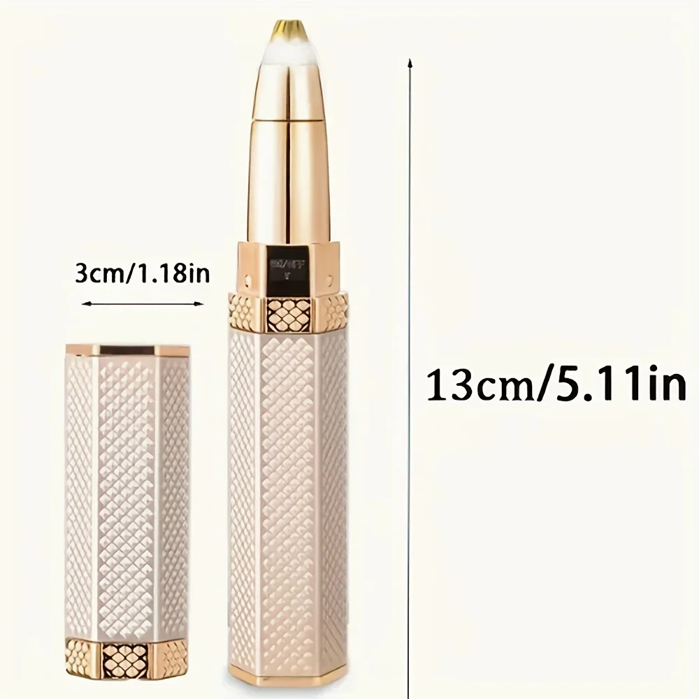 Rechargeable 4-in-1 Women's Electric Shaver for Full Body Hair Removal, Including Eyebrow, Nose, and Bikini Trimming